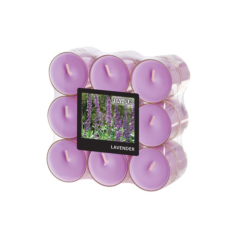 Duftteelichter, Lavendel, Ø 38 mm · 24 mm, "Flavour" - Bild 1