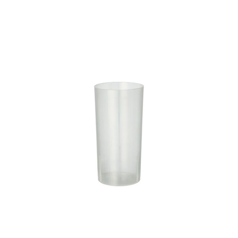 Mehrweg Longdrinkbecher PP 0,2 l Ø 5,5 cm · 10,9 cm transluzent unzerbrechlich - Bild 1