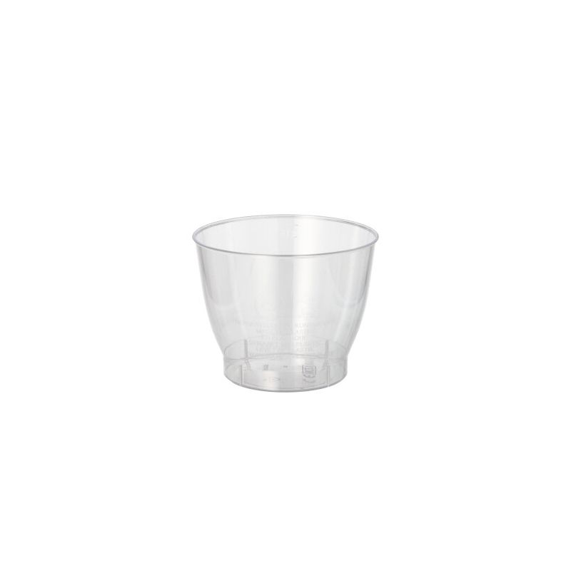 Plastikbecher (PS) 0,16 l Ø 7,5 cm · 5,9 cm glasklar - Bild 1