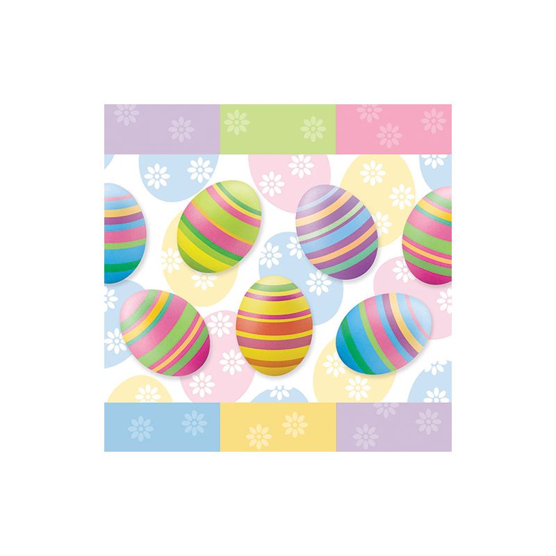 Servietten, 3-lagig 1/4-Falz 33 x 33 cm "Egg Hunt" - Bild 1