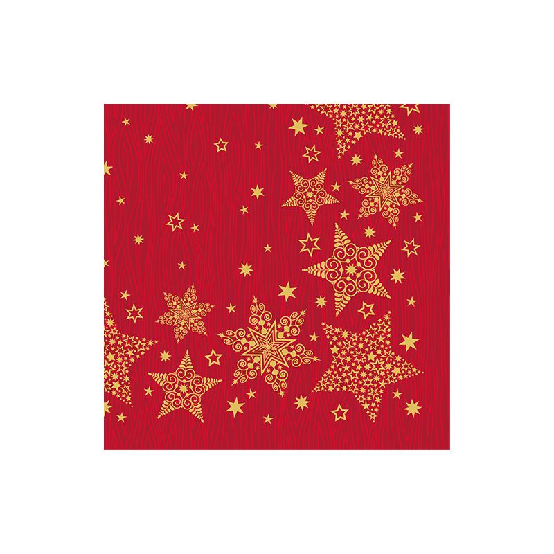 Servietten, 3-lagig 1/4-Falz 40 x 40 cm "Christmas Shine" - Bild 1