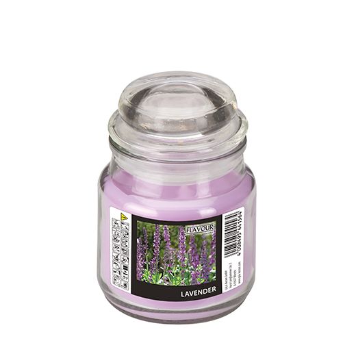 "Flavour by GALA" kaars in snoeppot Ø 60 mm · 85 mm violet - lavendel 1