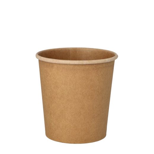 Soepbeker kraft karton 470 ml Ø 9,8 cm x 10 cm bowl to go bruin 1