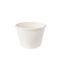 Bio schaal suikerriet "pure" 100 ml PFAS-vrij dressing cup wit