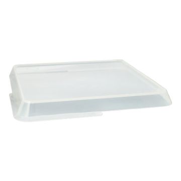 Deksel voor herbruikbare menuschalen 23,4 x 23,4 x 2,5 cm doorzichtig reusable