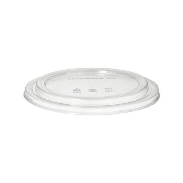 Deksel voor saladeschaal, PLA rond Ø 18,4 cm · 2 cm transparant