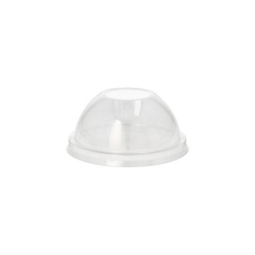 Bol deksel PET zonder gat Ø 8 cm · 4 cm dome deksel glashelder 