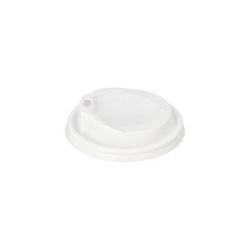 Deksel, PS "To Go" rond Ø 8 cm · 2 cm wit