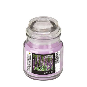 "Flavour by GALA" kaars in snoeppot Ø 60 mm · 85 mm violet - lavendel