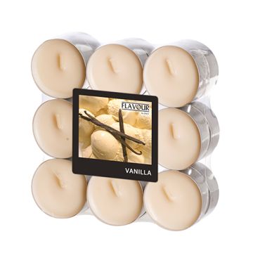 "Flavour by GALA" Geurkaars Ø 37,5 mm · 16,6 mm creme - Vanilla