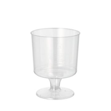 Drinkbeker op voet PS 17 cl dessertbeker wijnglas Ø 6,6 cm · 8,6 cm