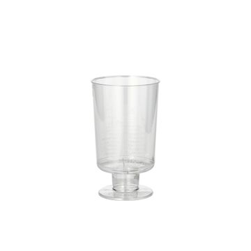 Wijnglas op voet, PS 0,1 l Ø 5,1 cm · 8,5 cm, 1-delig, glazen voor wijn