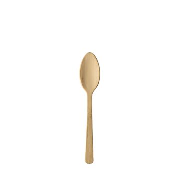 Stevige fingerfood lepel bamboe "pure" 9,5 cm, amuse lepeltjes