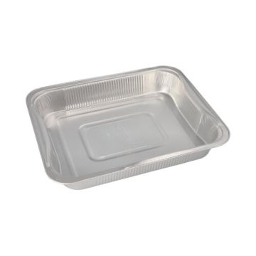 Gastronoom schalen, aluminium plein 3,4 l 5 cm x 26,2 cm x 32,2 cm 1/2