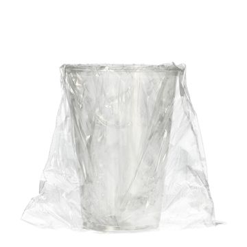 Drinkbekers voor koude dranken, PLA "pure" 0,2 l Ø 7,03 cm · 9,7 cm glashelder per stuk verpakt