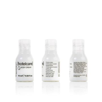 Bodylotion "Hotel Care" 19 ml transparant, probeerflesjes, testers, reisflesje, mini flesje