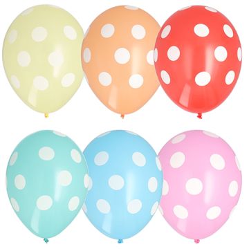 Ballonnen Ø 29 cm assorti kleuren "Dots"