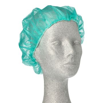 "Medi-Inn®" Baret met elastiek, non-woven Ø 52 cm groen