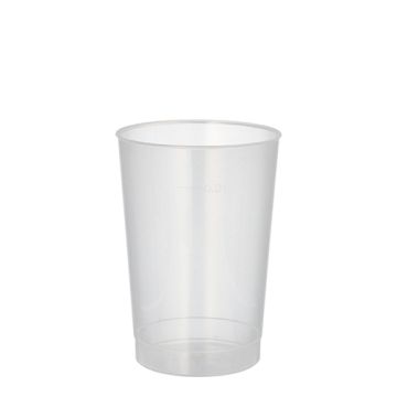 Herbruikbare drinkbekers PP 0,2 l Ø 6,8 cm · 9,8 cm reusable bierglas