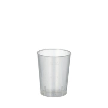 Herbruikbare borrelglazen shotglazen voor sterke drank PP zeer stevig 4 cl shotglas reusable