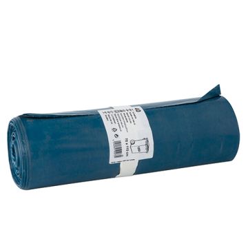 Industriezakken, LDPE 120 l 110 cm x 70 cm blauw