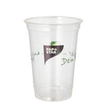 Drinkbekers PLA 0,4 l Ø 9,5 cm · 12,7 cm "Becher aus Mais"