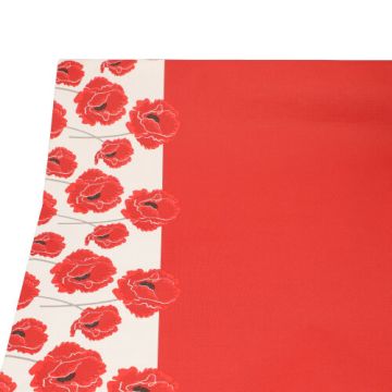 Papieren tafelkleed op rol, 3 m x 1,2 m "Poppy"