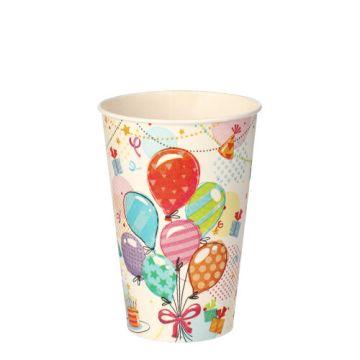 Drinkbekers, Karton 0,2 l Ø 7 cm · 9,7 cm "Fete"