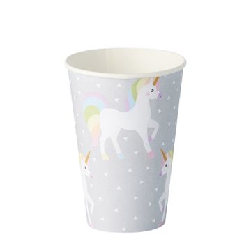 Drinkbekers, Karton 0,2 l Ø 7 cm · 9,7 cm "Unicorn"