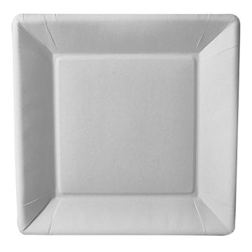 Borden, karton "pure" rectangular 22,5 cm x 22,5 cm x 1,8 cm wit