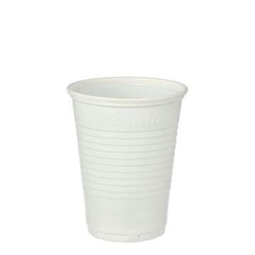 Drinkbekers PP 0,18 l Ø 7 cm · 8,6 cm wit