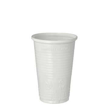 Drinkbekers, PP 0,2 l Ø 7,03 cm · 9,9 cm wit