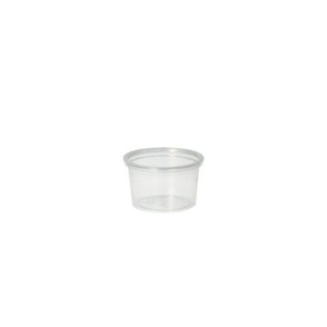 Portiebeker, PP rond 30 ml Ø 4,6 cm · 2,8 cm helder