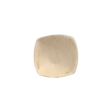 Schalen Palmblad "pure" 50 ml 2,5 cm x 9 cm x 9 cm naturel "QUADRATO"