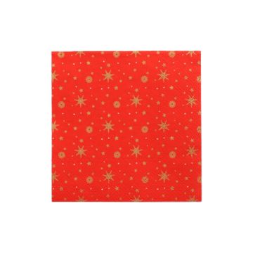 Servetten 3-laags 1/4 vouw 25 cm x 25 cm "Plain Christmas Trees"