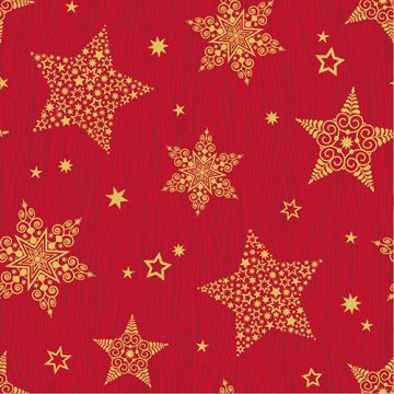 Servetten 3-laags 1/4 vouw 33 cm x 33 cm "Christmas Shine"