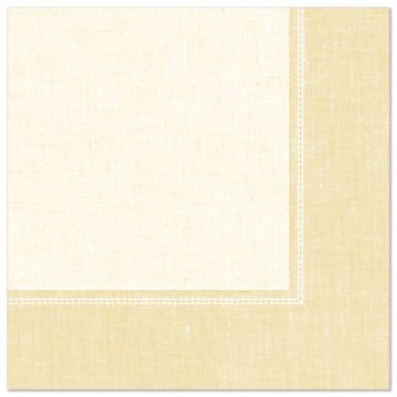 Servetten "ROYAL Collection" 1/4 vouw 40 cm x 40 cm champagne "Linum"