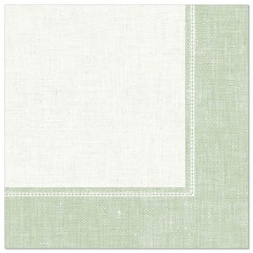 Servetten "ROYAL Collection" 1/4 vouw 40 cm x 40 cm jade groen "Linum"