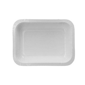 Menubakken topseal, karton hoekig 530 ml 3,7 cm x 13,7 cm x 18,1 cm wit