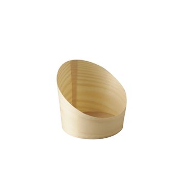 Snackbekers, hout "pure" Ø 8,2 cm · 8,5 cm