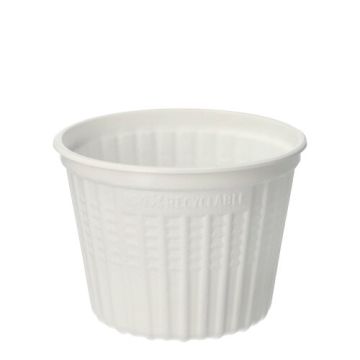 Soepkommen, PP "To Go" 500 ml Ø 11,5 cm · 8,5 cm wit