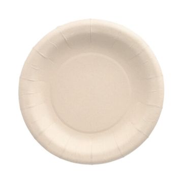 Borden van landbouwafval (agrarisch restmateriaal)"pure" rond Ø 18 cm wit