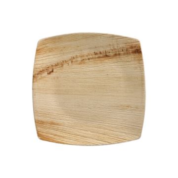 Borden, palmblad "pure" 15 cm x 15 cm naturel "QUADRATO"