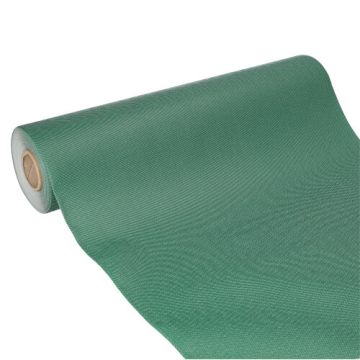 Scheurvaste tafelloper nonwoven "soft selection plus" 24 m x 40 cm waterbestendig donkergroen