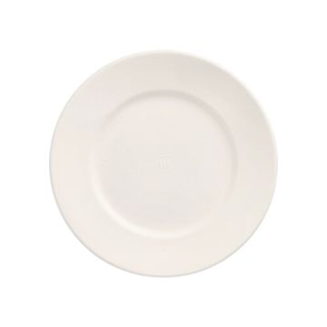 Amuse bouche bord suikerriet rond "pure" Ø 14,5 cm PFAS-vrij "Cella" wit